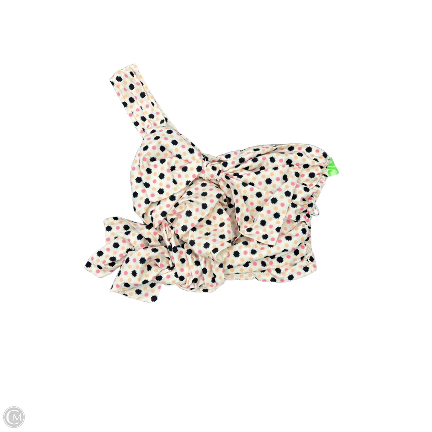 Top Sleeveless By Maeve In Cream & Pink, Size: 8