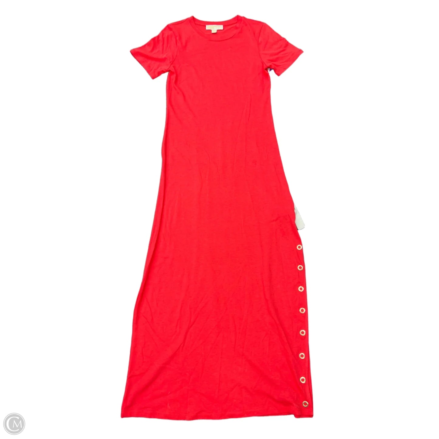 Dress Casual Maxi By Michael By Michael Kors In Coral, Size: Xs