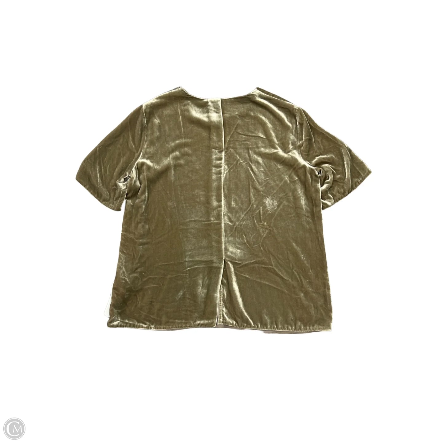 Top Short Sleeve By Vince In Green, Size: M