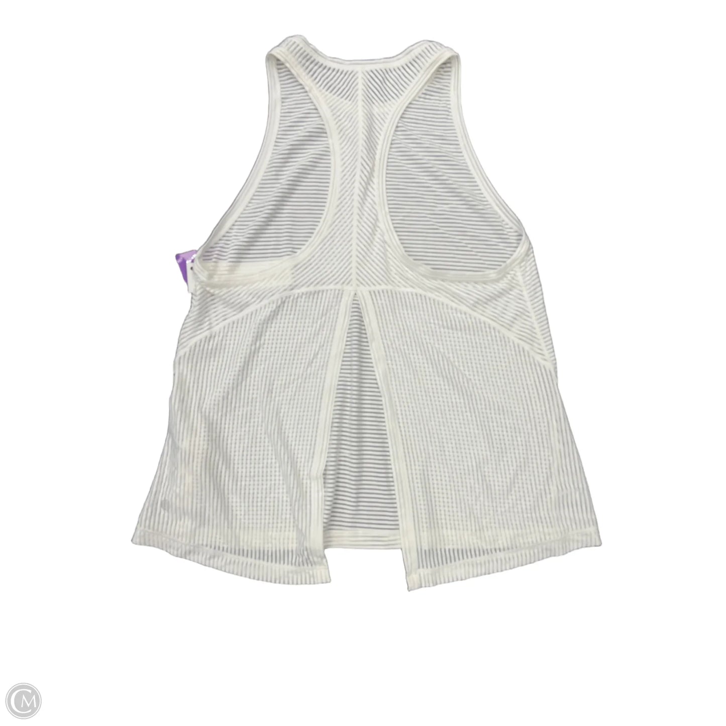 Athletic Tank Top By Lululemon In White, Size: 6