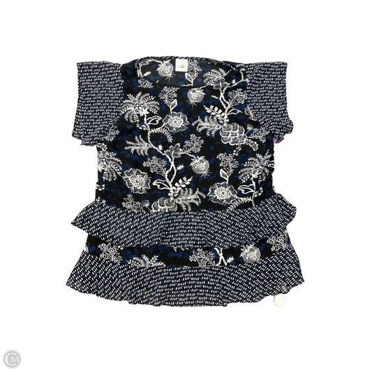 Top Short Sleeve By Cabi In Blue, Size: S