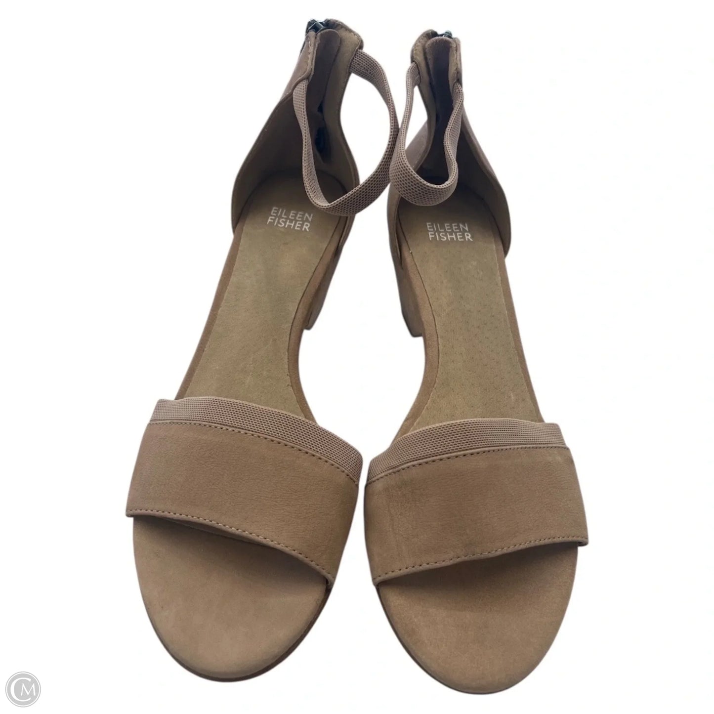 Sandals Designer By Eileen Fisher In Brown, Size: 9