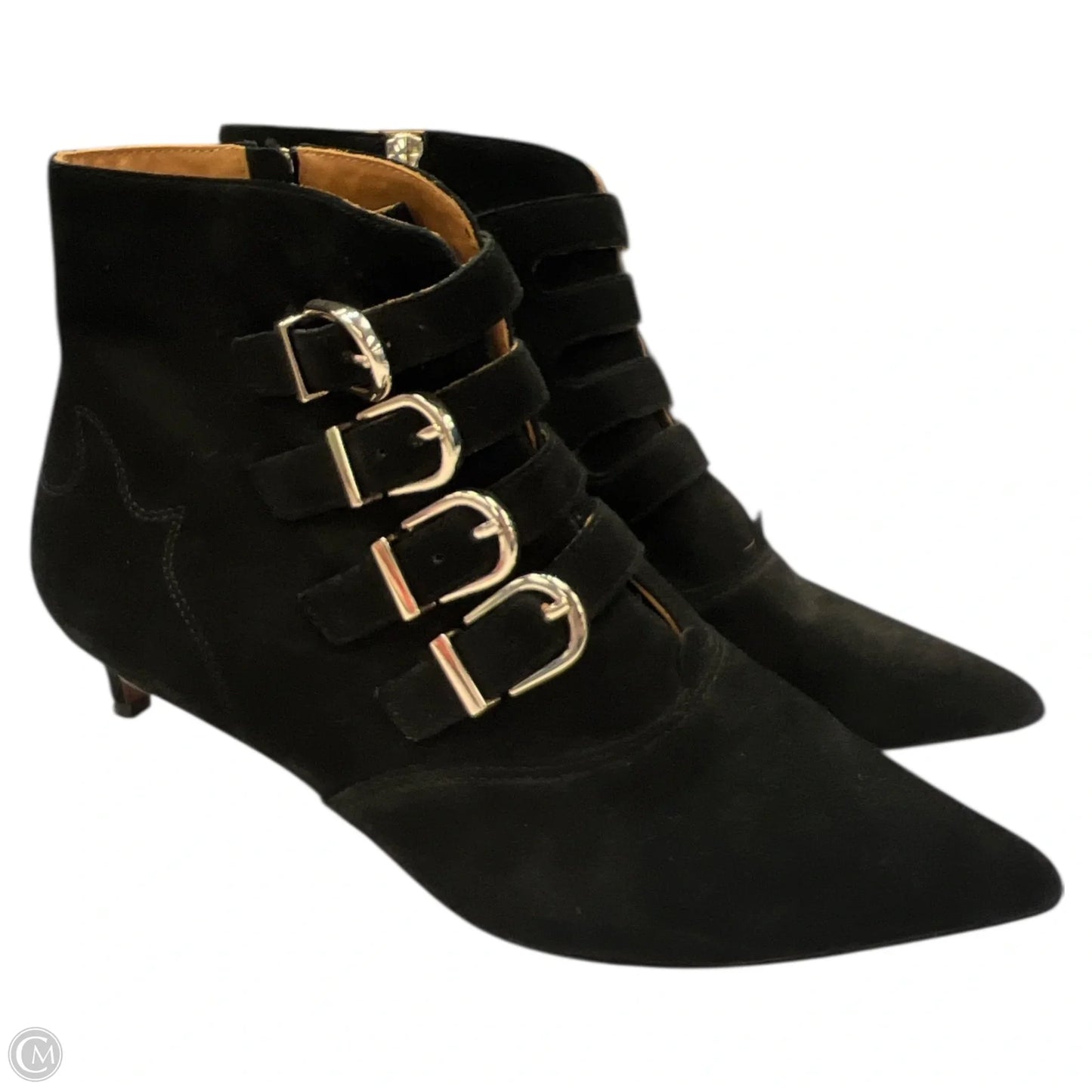 Boots Ankle Heels By Joie In Black, Size: 7.5