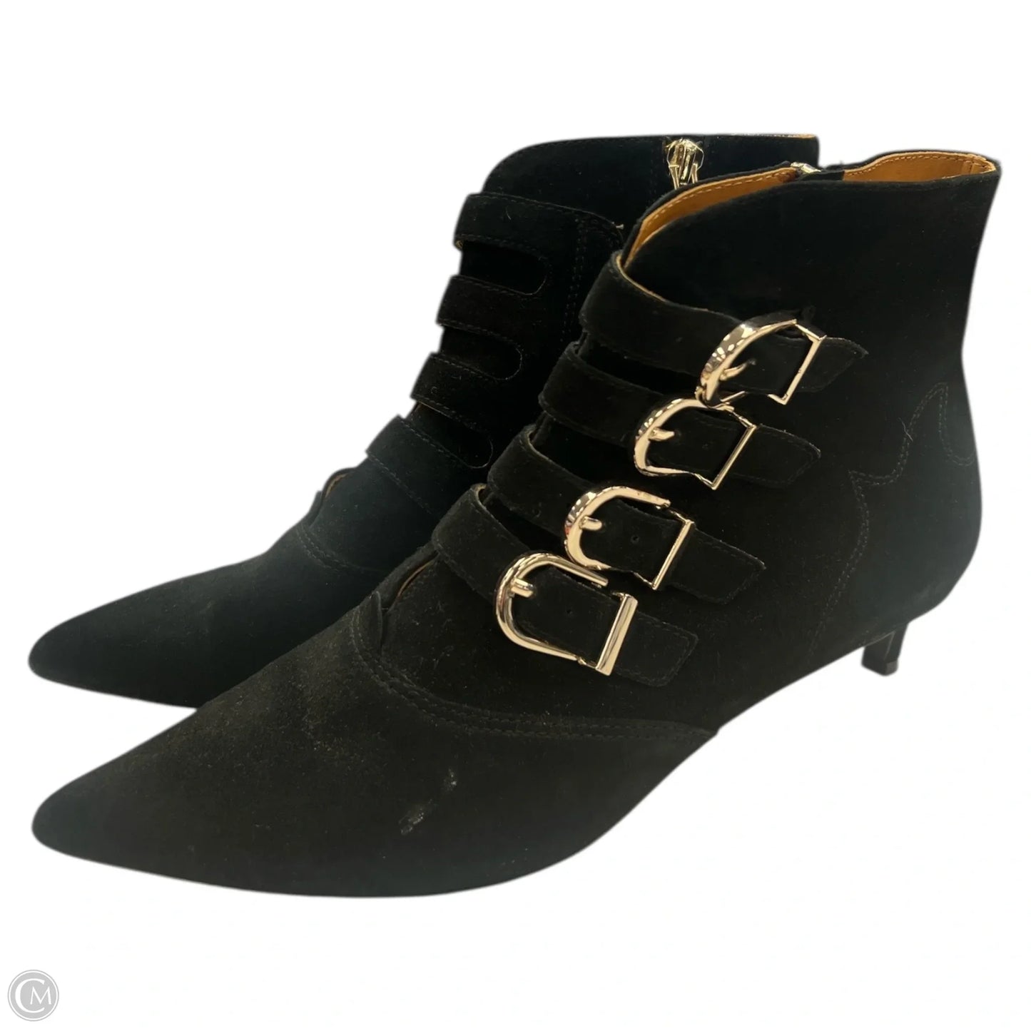 Boots Ankle Heels By Joie In Black, Size: 7.5