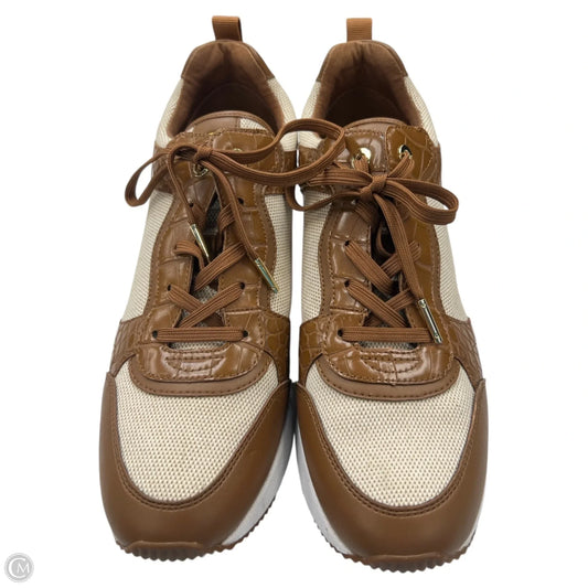 Shoes Heels Wedge By Michael By Michael Kors In Brown, Size: 9