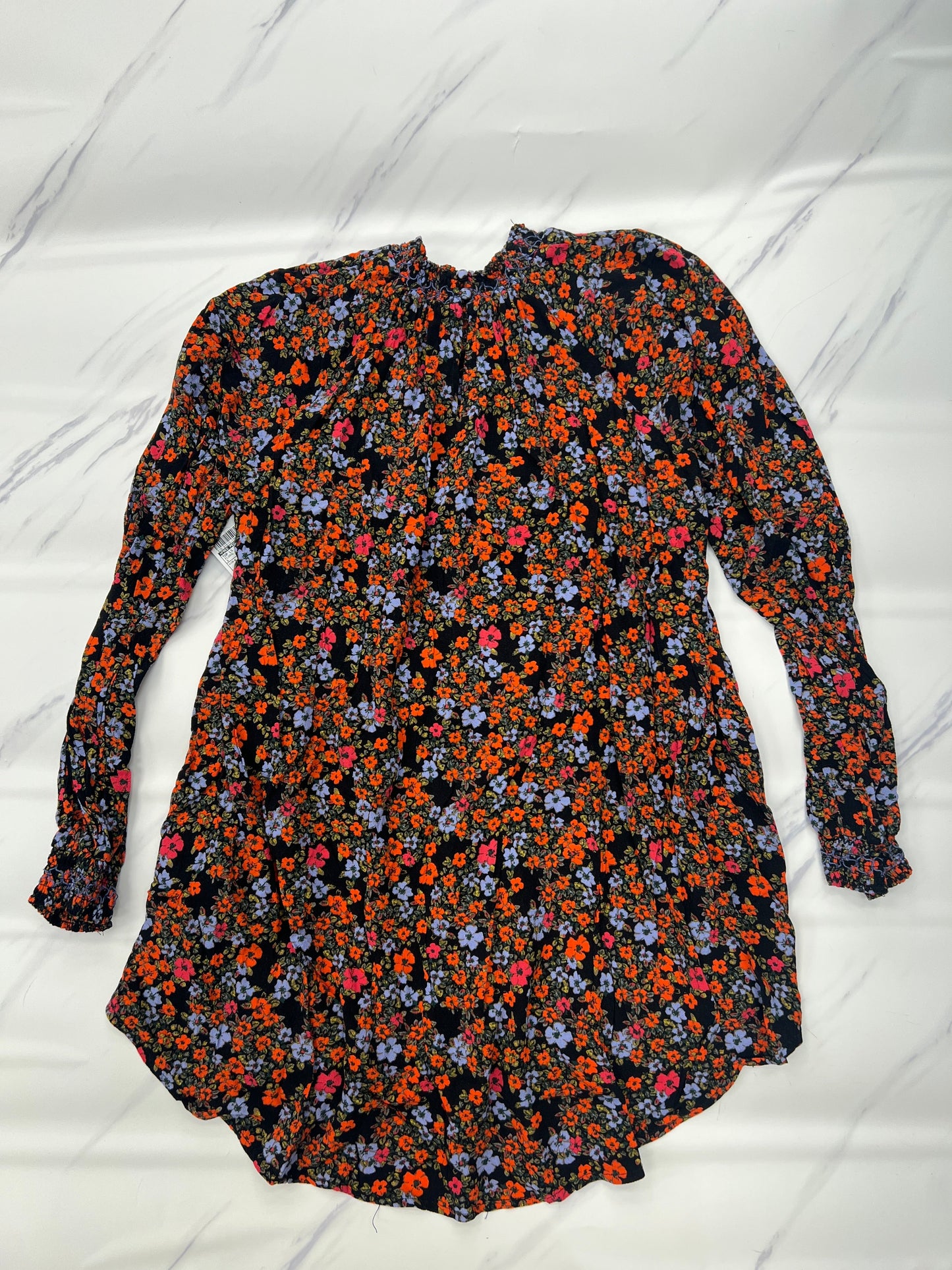 Top Long Sleeve By Free People In Floral, Size: S