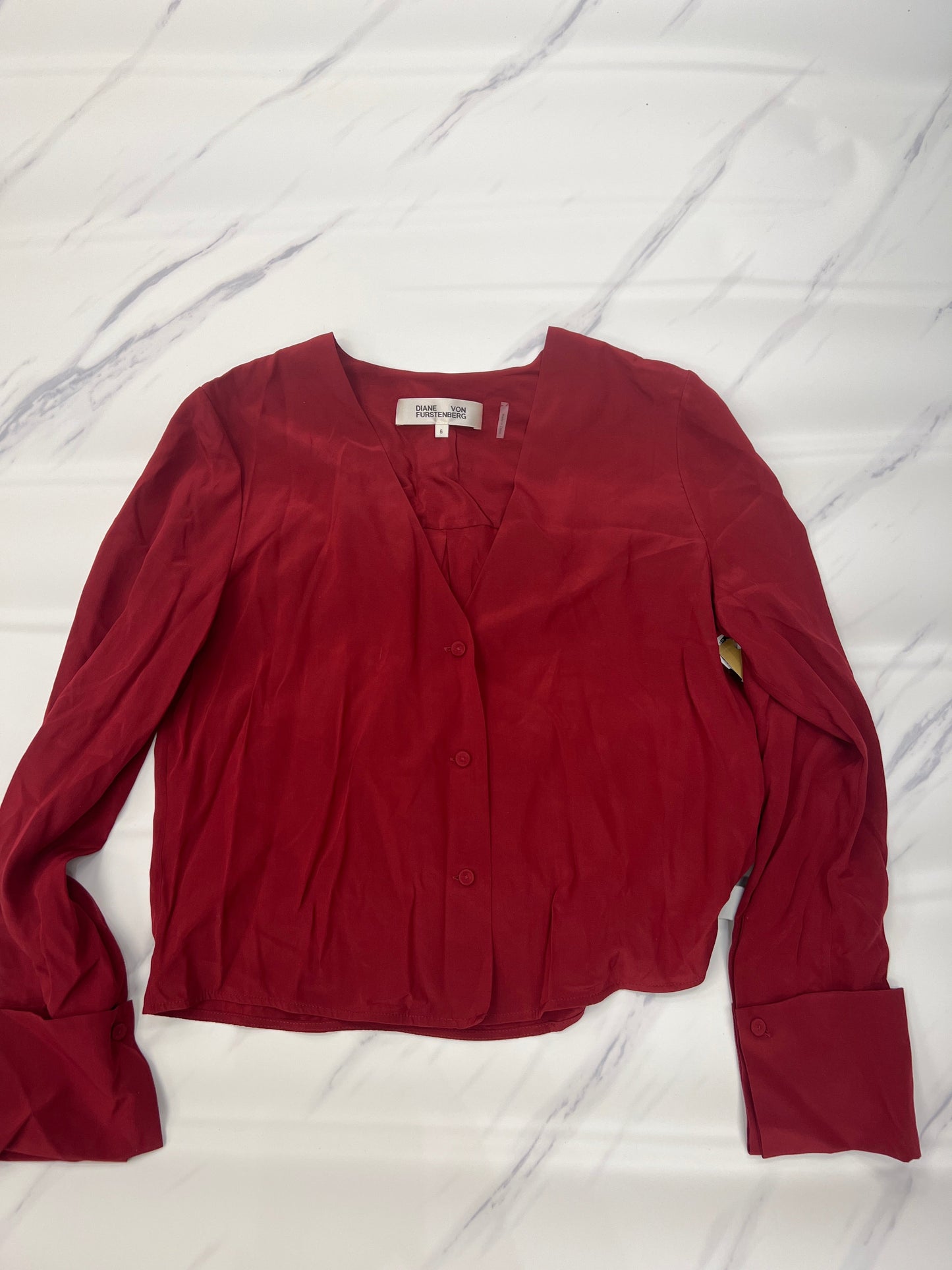 Top Long Sleeve By Diane Von Furstenberg  Size: 6