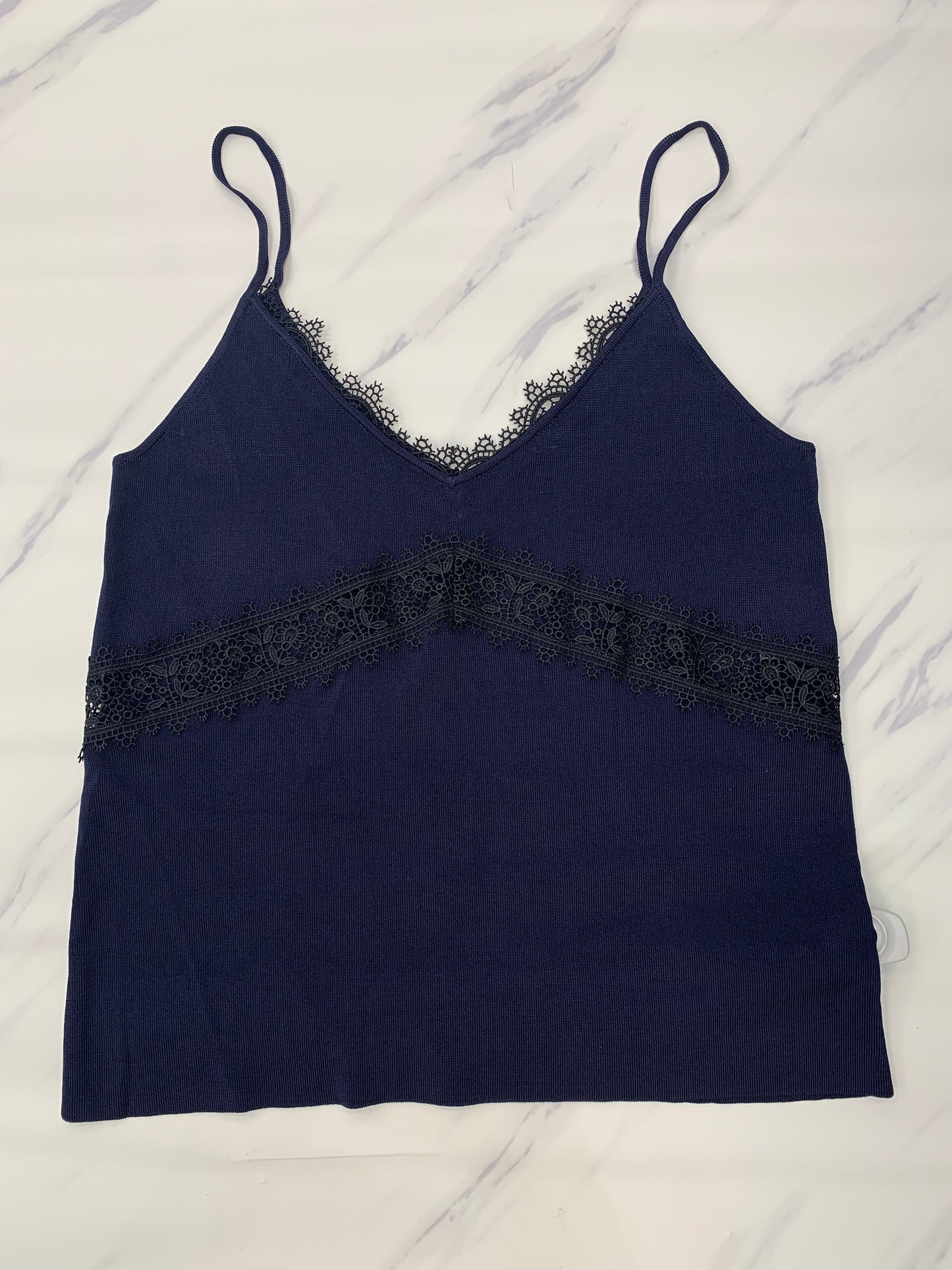 Blue Top Sleeveless Zara, Size M