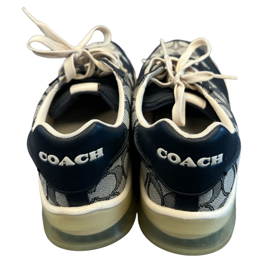 Blue Shoes Designer Coach, Size 11