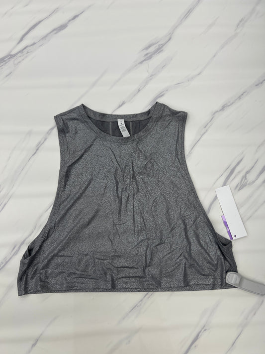 Silver Athletic Tank Top Lululemon, Size 10