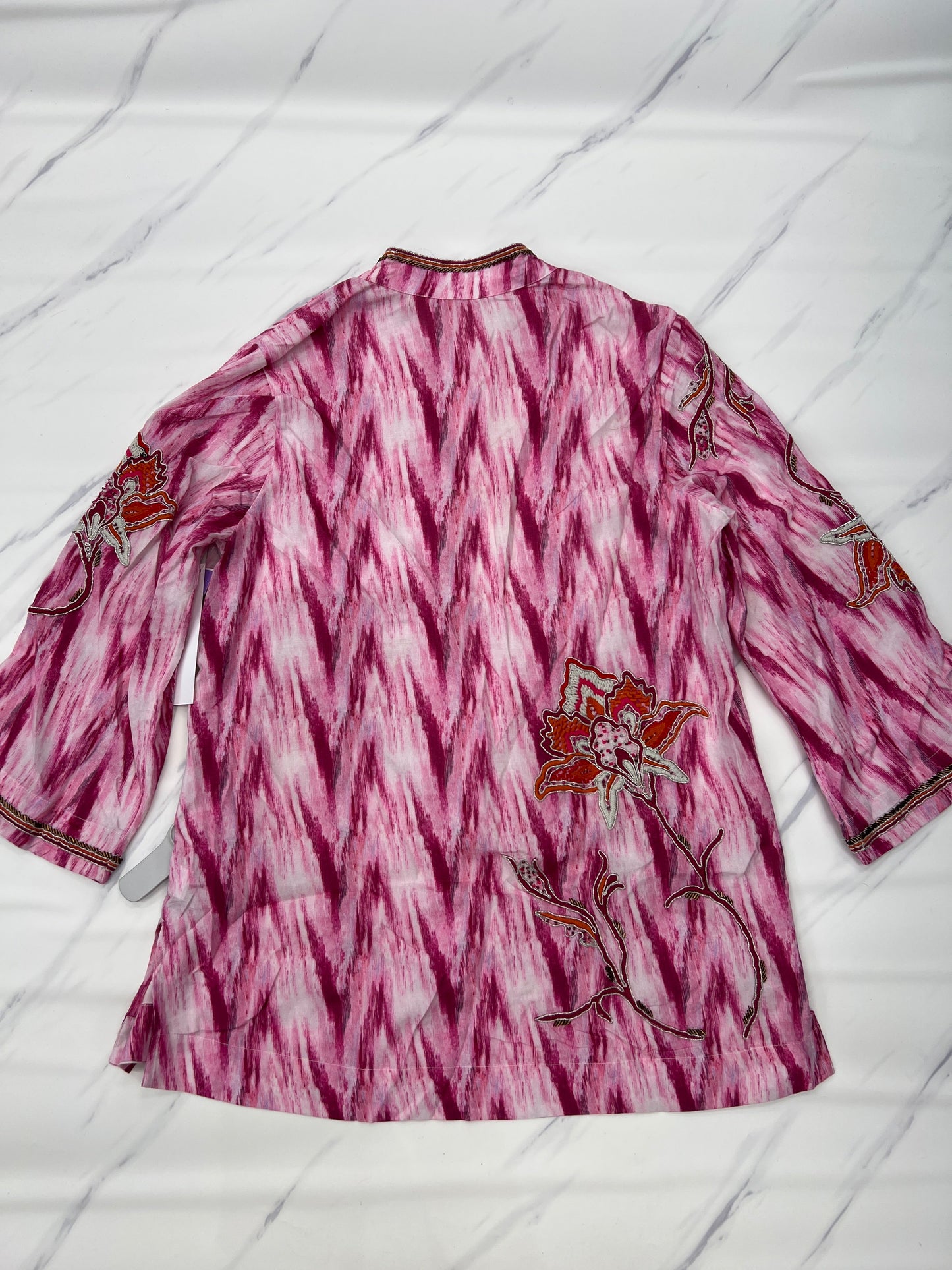 Pink Tunic 3/4 Sleeve Soft Surroundings, Size S