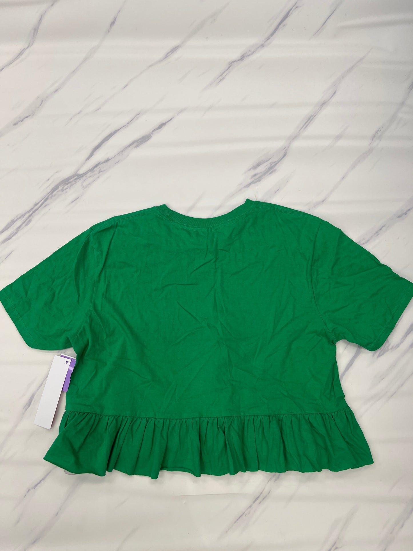 Green Top Short Sleeve Urban Outfitters, Size S