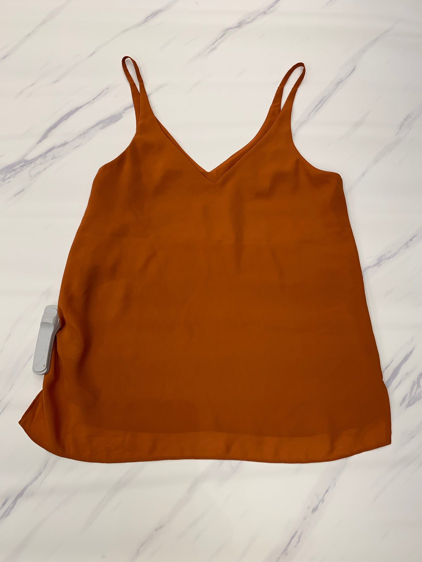 Orange Top Sleeveless Top Shop, Size S