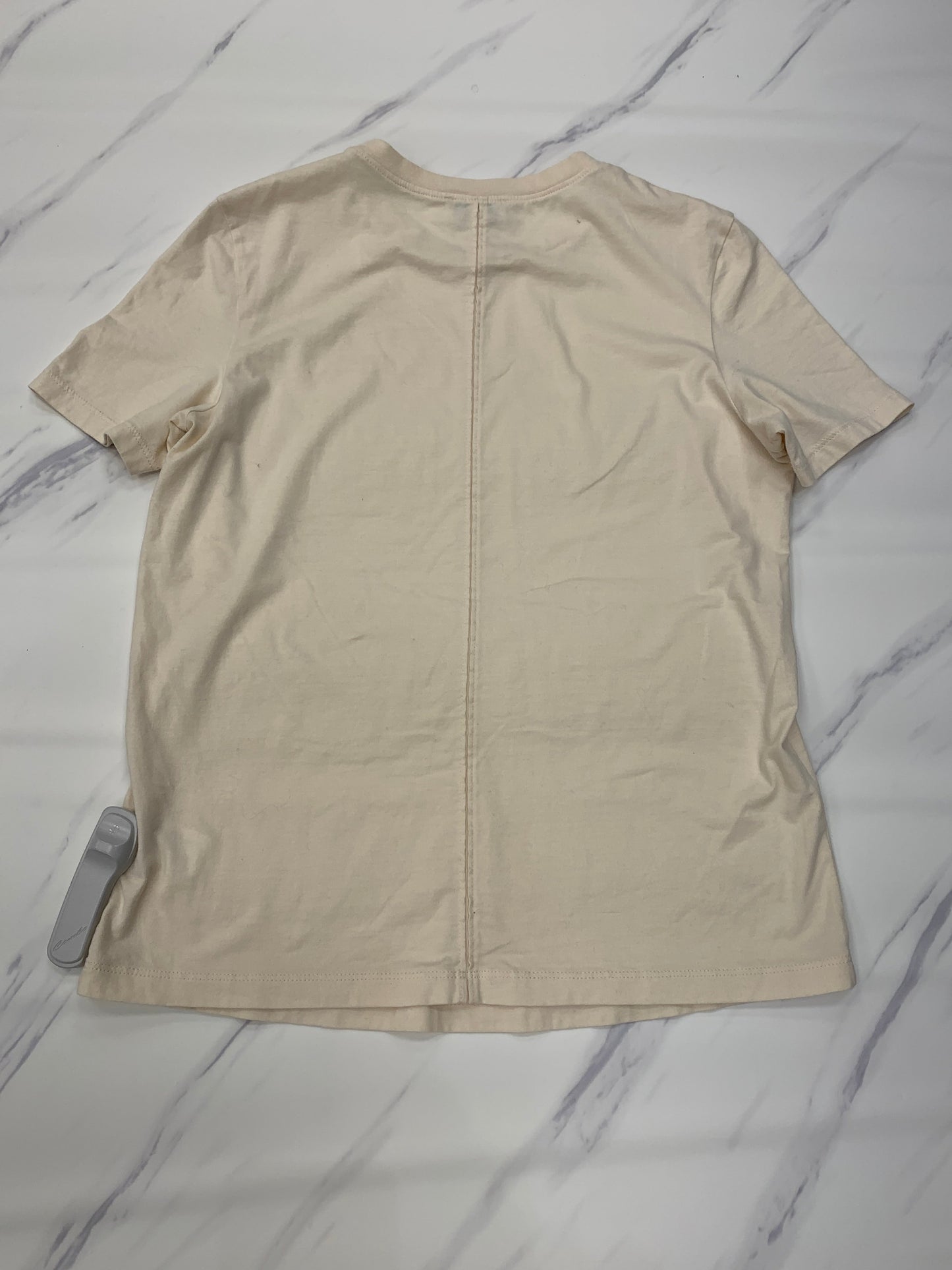 Beige Top Short Sleeve Adriano Goldschmied, Size S