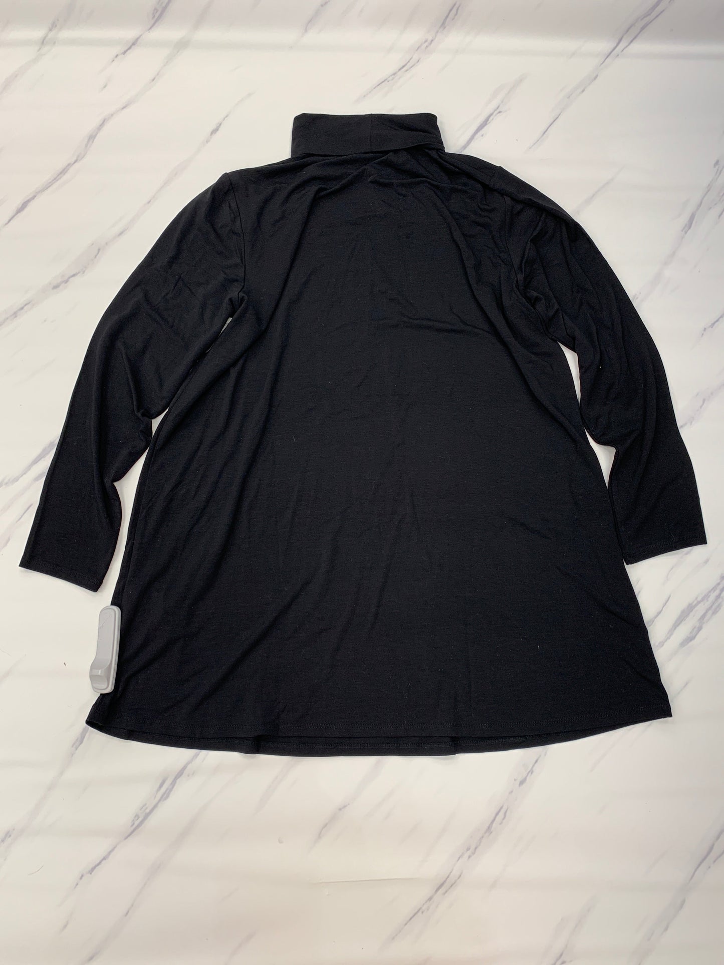 Black Top Long Sleeve Eileen Fisher, Size L