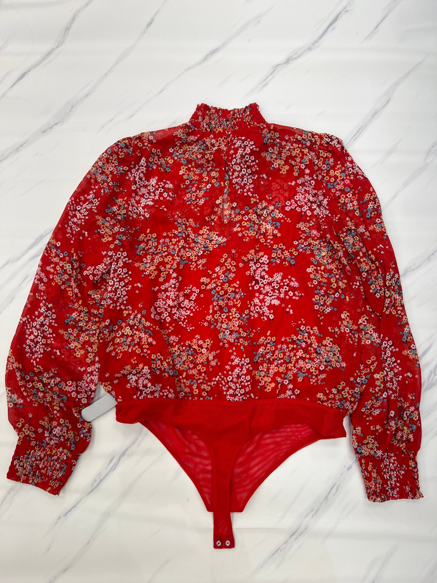 Bodysuit By Socialite In Red, Size: Xl