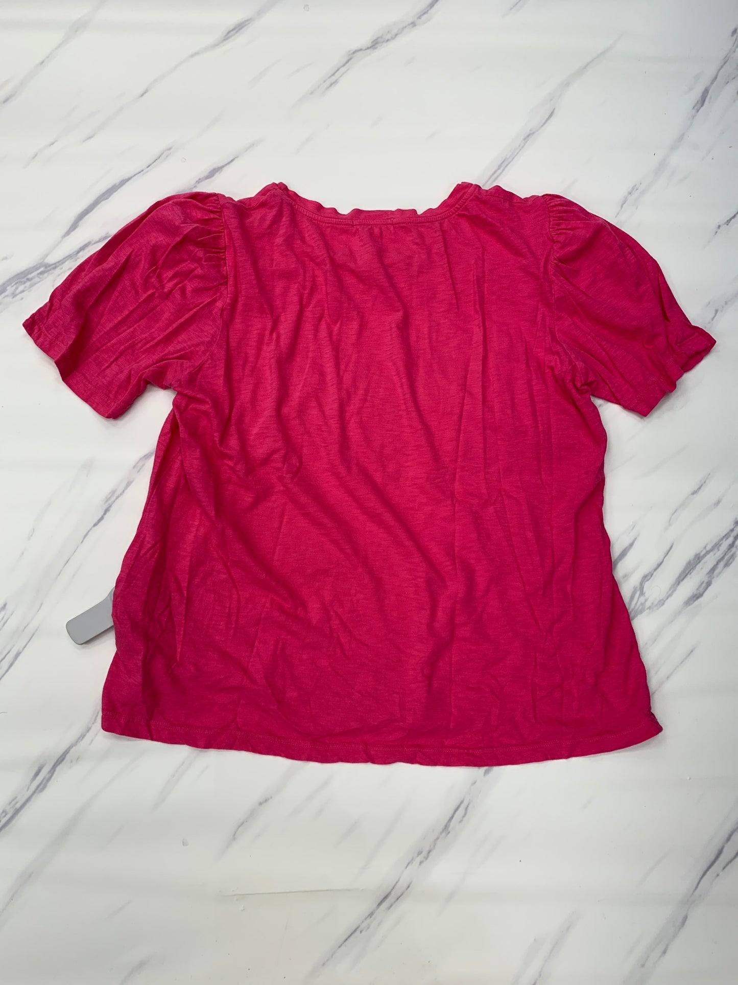 Top Short Sleeve By Sundry In Pink, Size: L