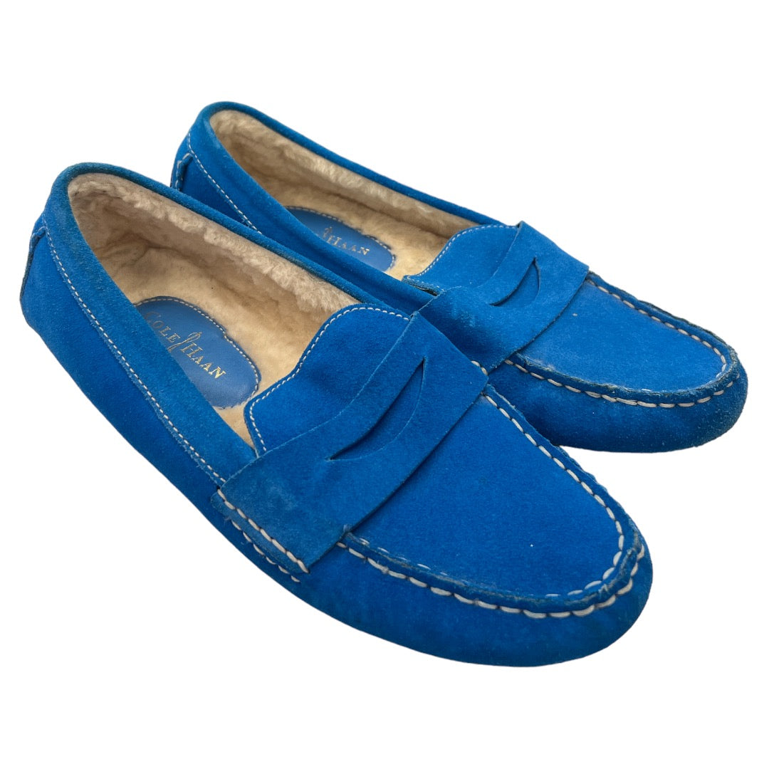 Shoes Flats By Cole-haan In Blue, Size: 8