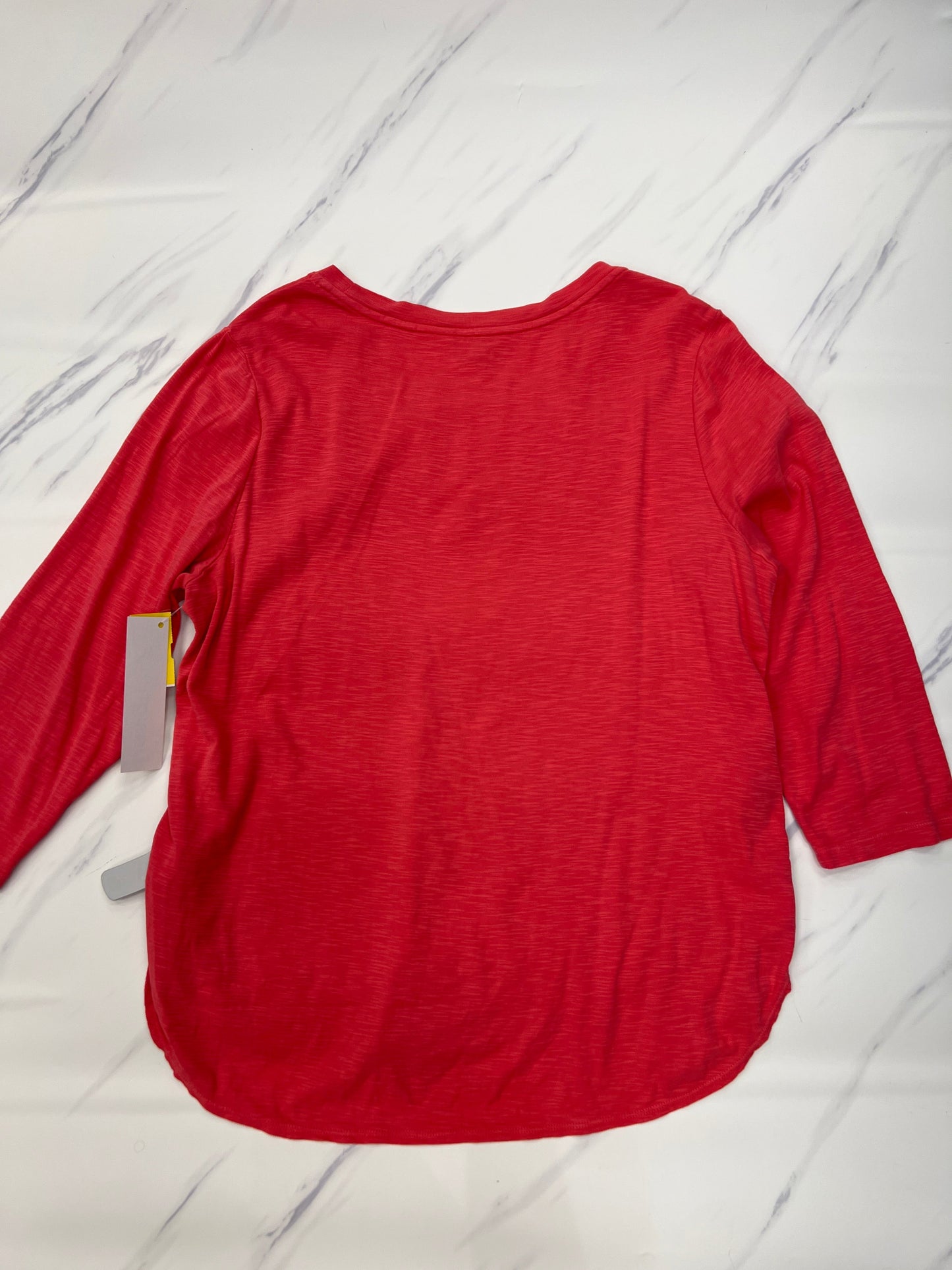 Top Long Sleeve By Tommy Bahama In Red, Size: Xl