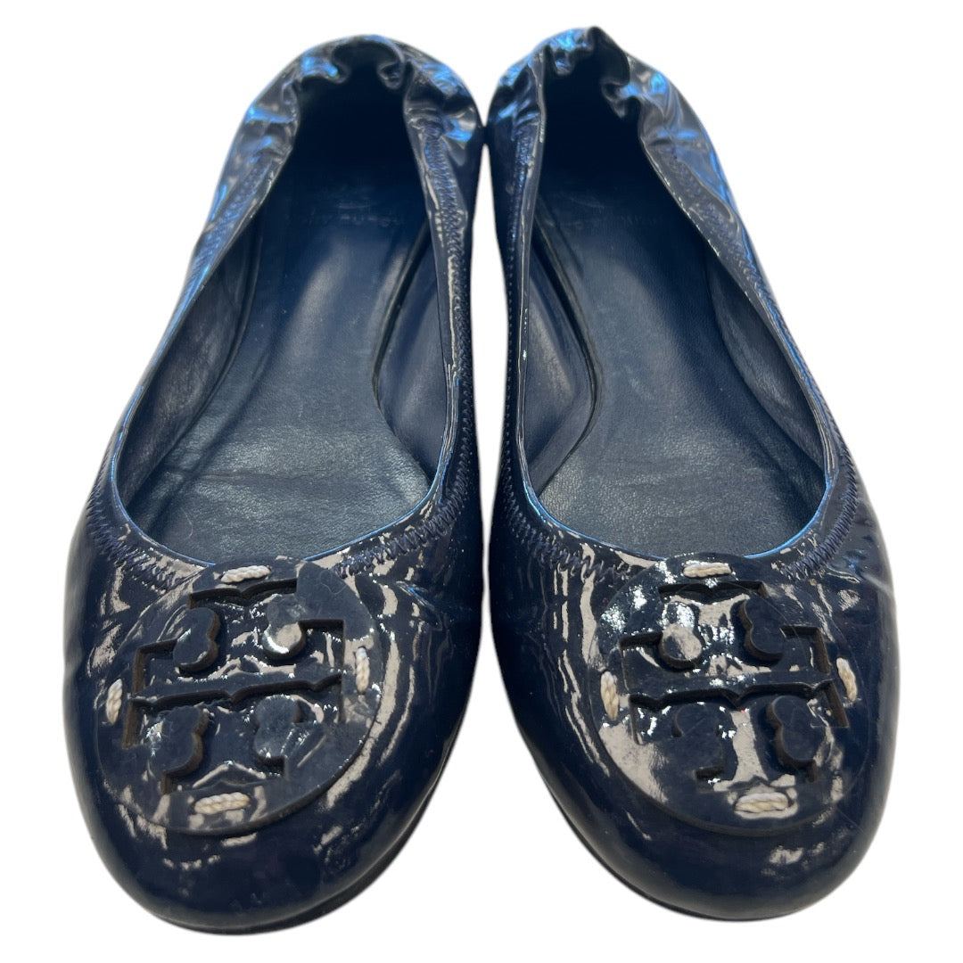 Shoes Flats By Tory Burch In Blue, Size: 7.5