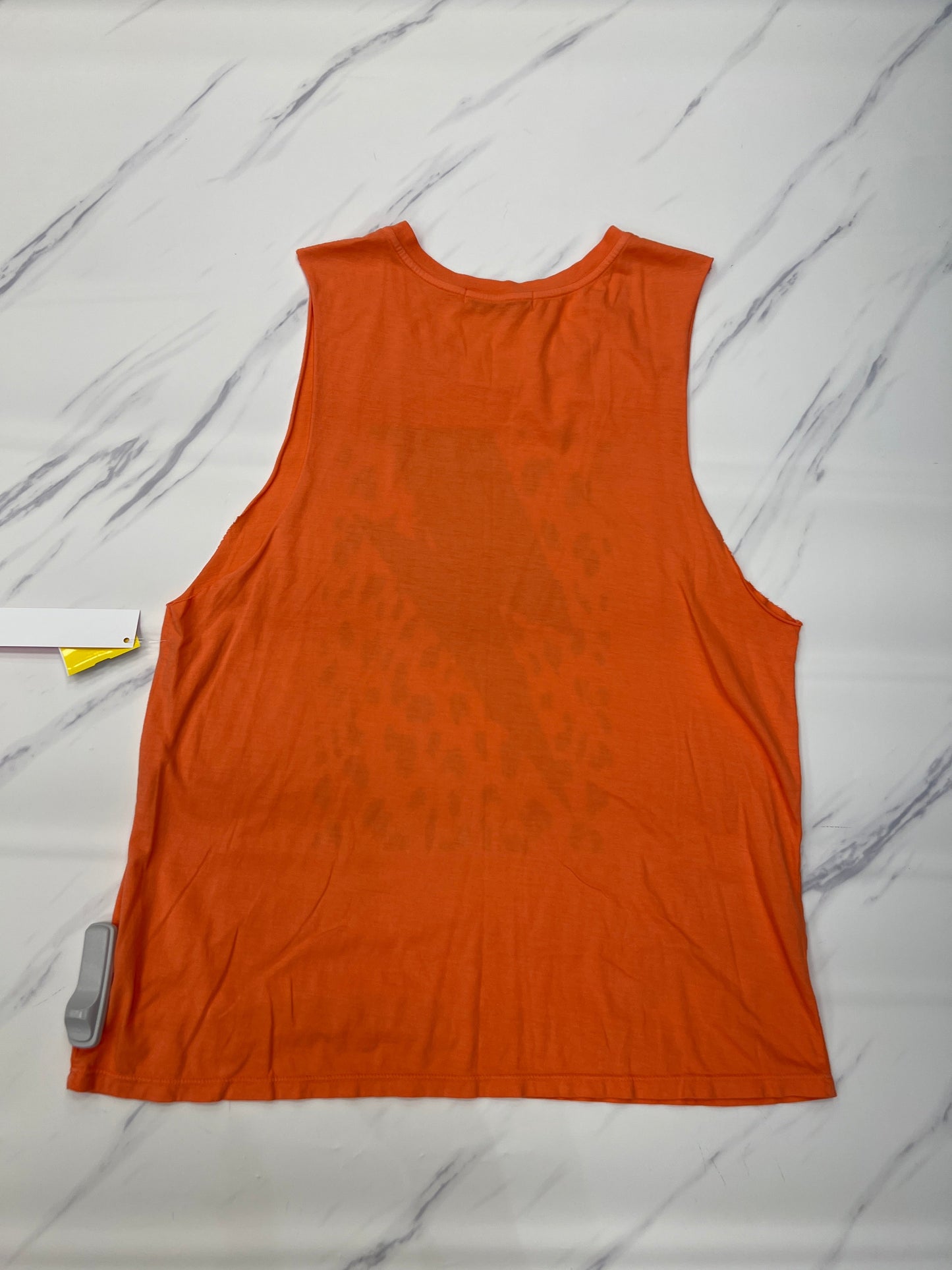 Top Sleeveless By Anthropologie In Orange, Size: Xl