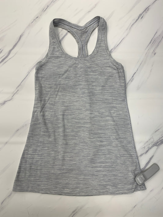 Athletic Tank Top By Lululemon In Grey, Size: 6