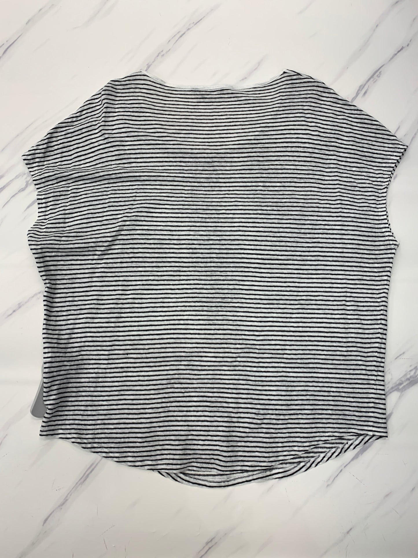 Top Short Sleeve By Vince In Striped Pattern, Size: M