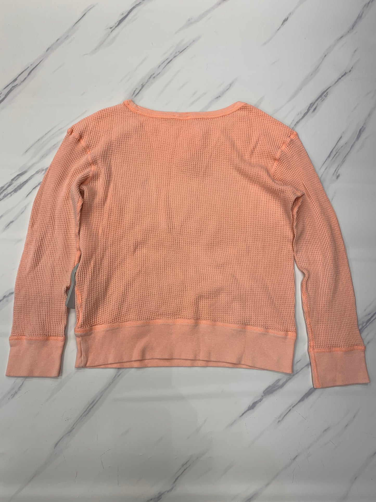 Top Long Sleeve By Polo Ralph Lauren In Peach, Size: L