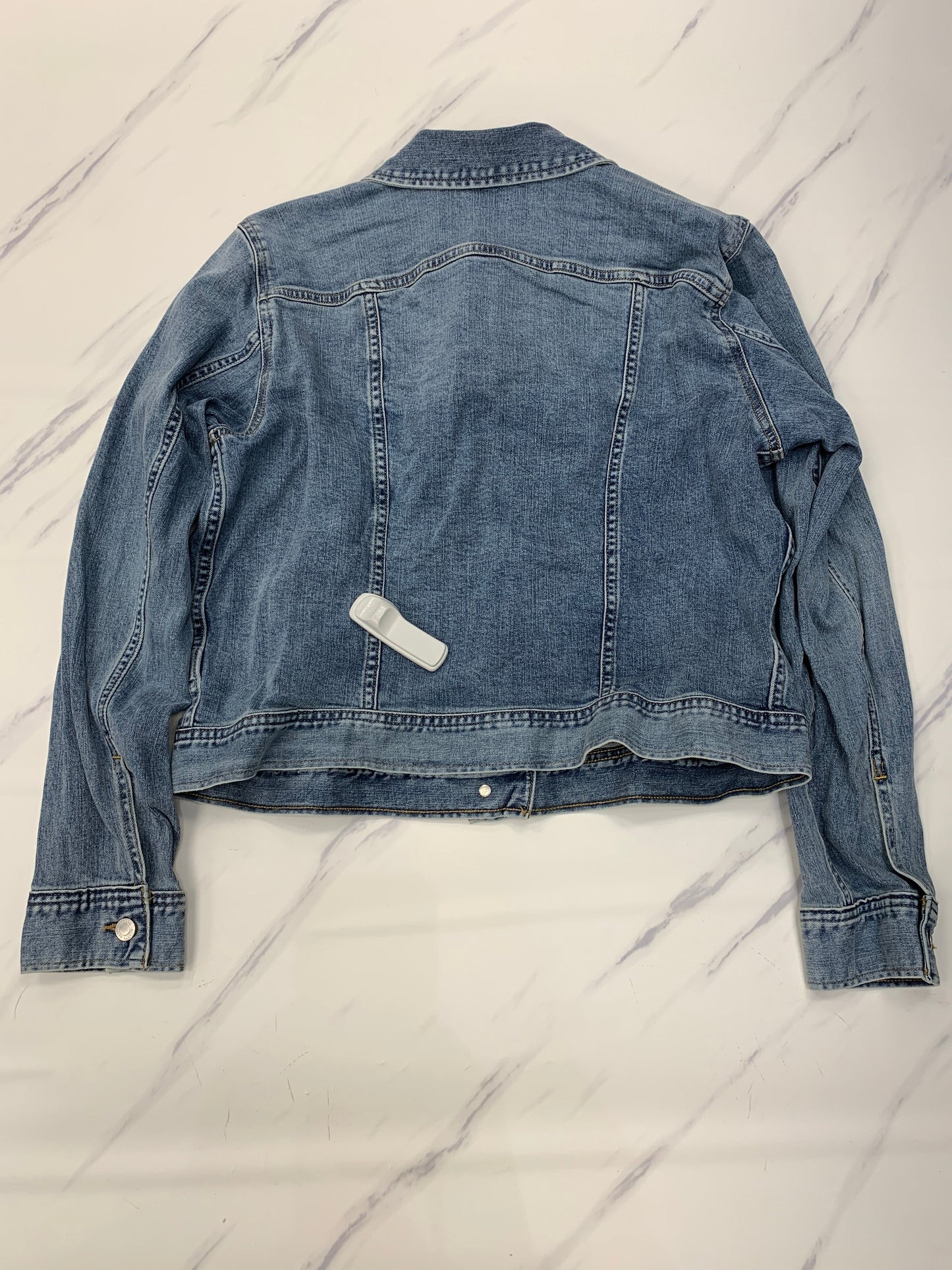 Jacket Denim By Ralph Lauren In Blue, Size: 16