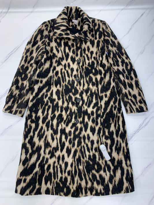 Coat Peacoat By Chicos In Animal Print, Size: S