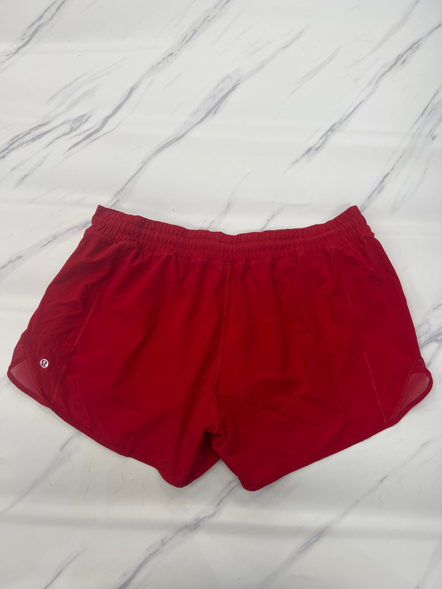 Athletic Shorts By Lululemon In Red, Size: 14