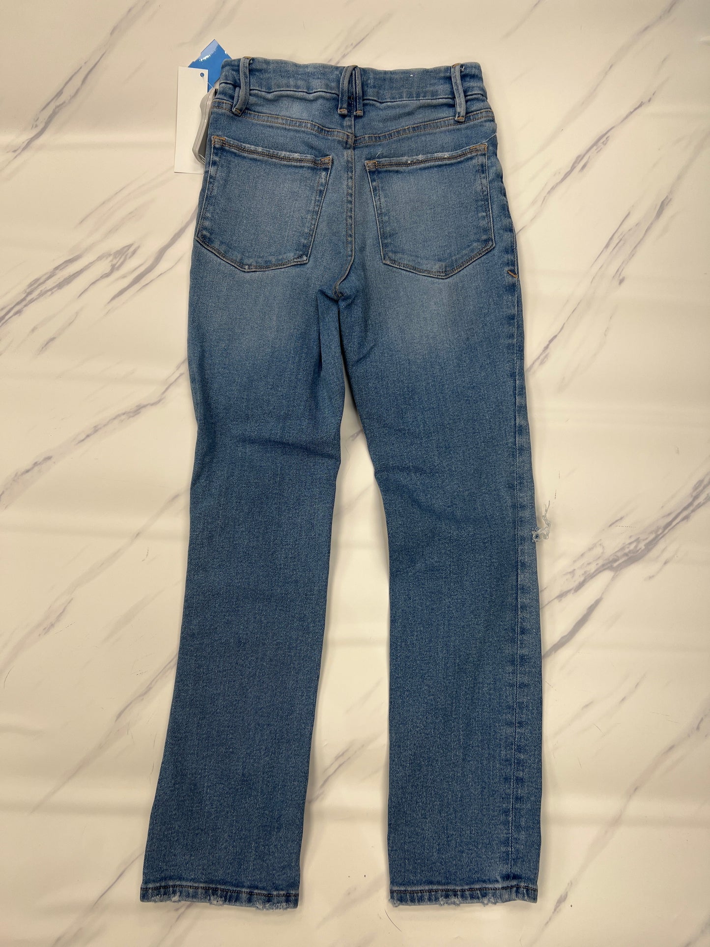 Jeans Skinny By Good American In Blue Denim, Size: 0