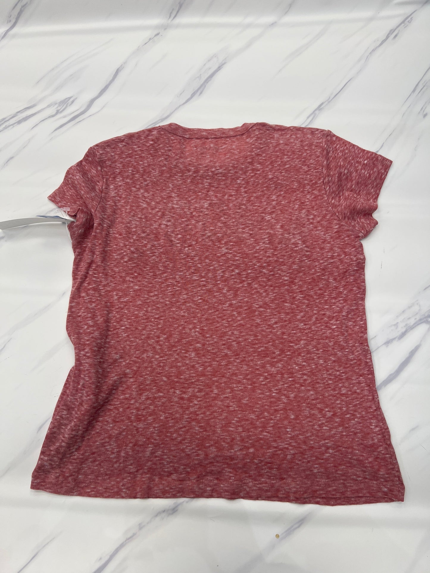 Top Short Sleeve Designer By Zadig And Voltaire In Red, Size: S