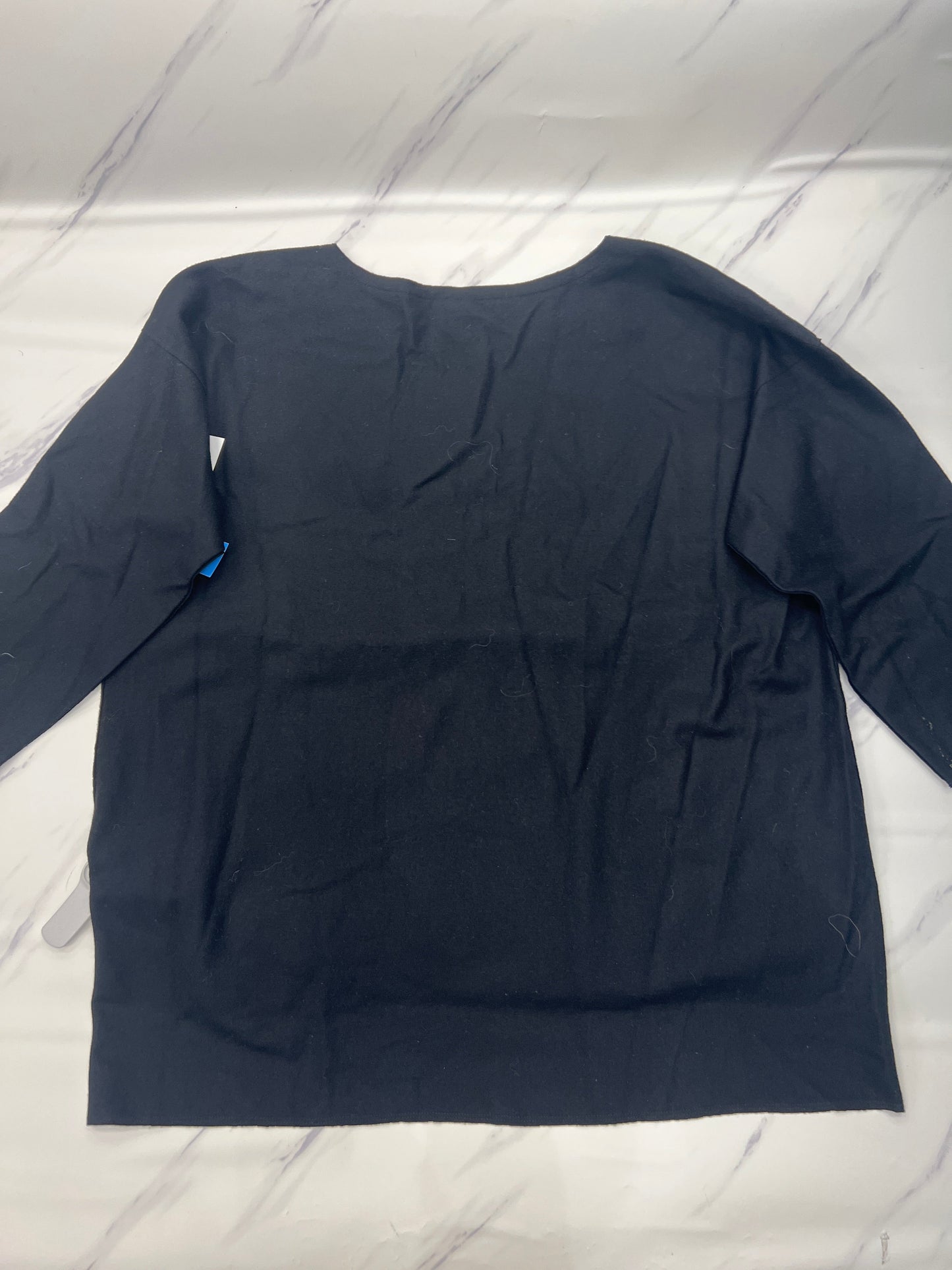 Top Long Sleeve By Eileen Fisher In Black, Size: Xl