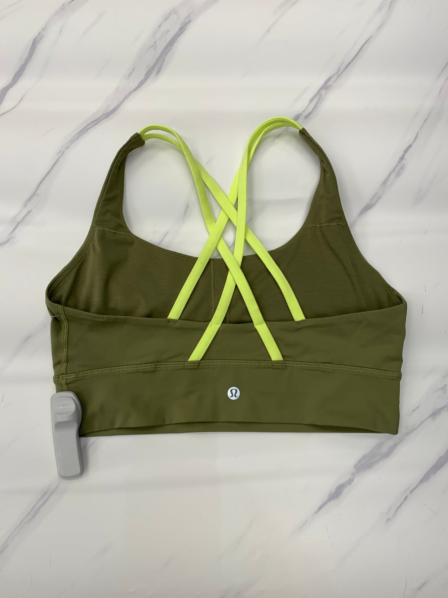 Athletic Bra By Lululemon In Green, Size: 10