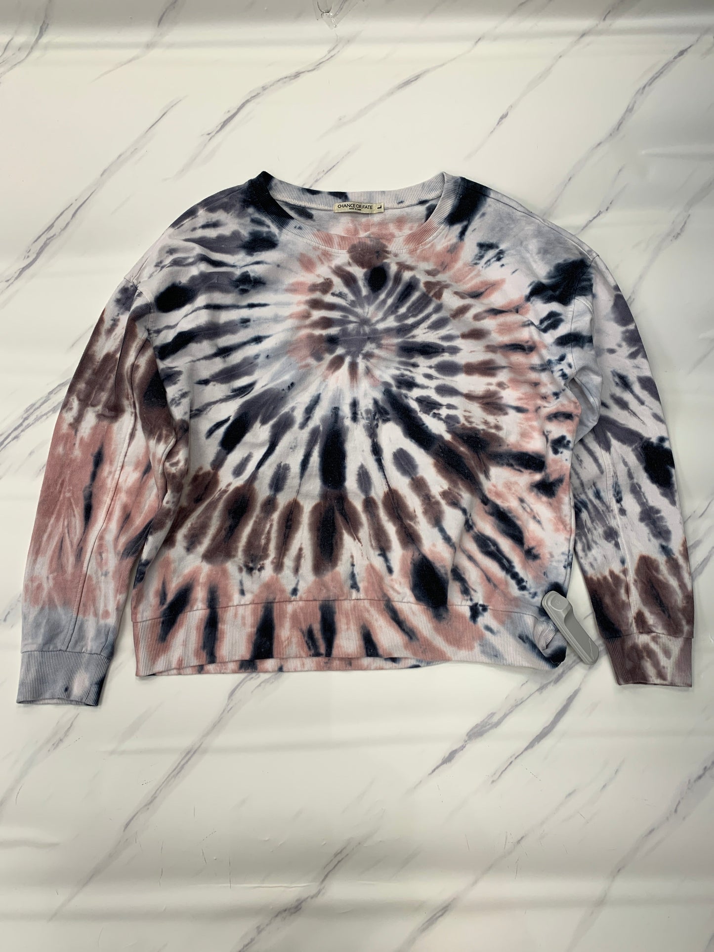 Sweatshirt Crewneck By Cmc In Tie Dye Print, Size: L