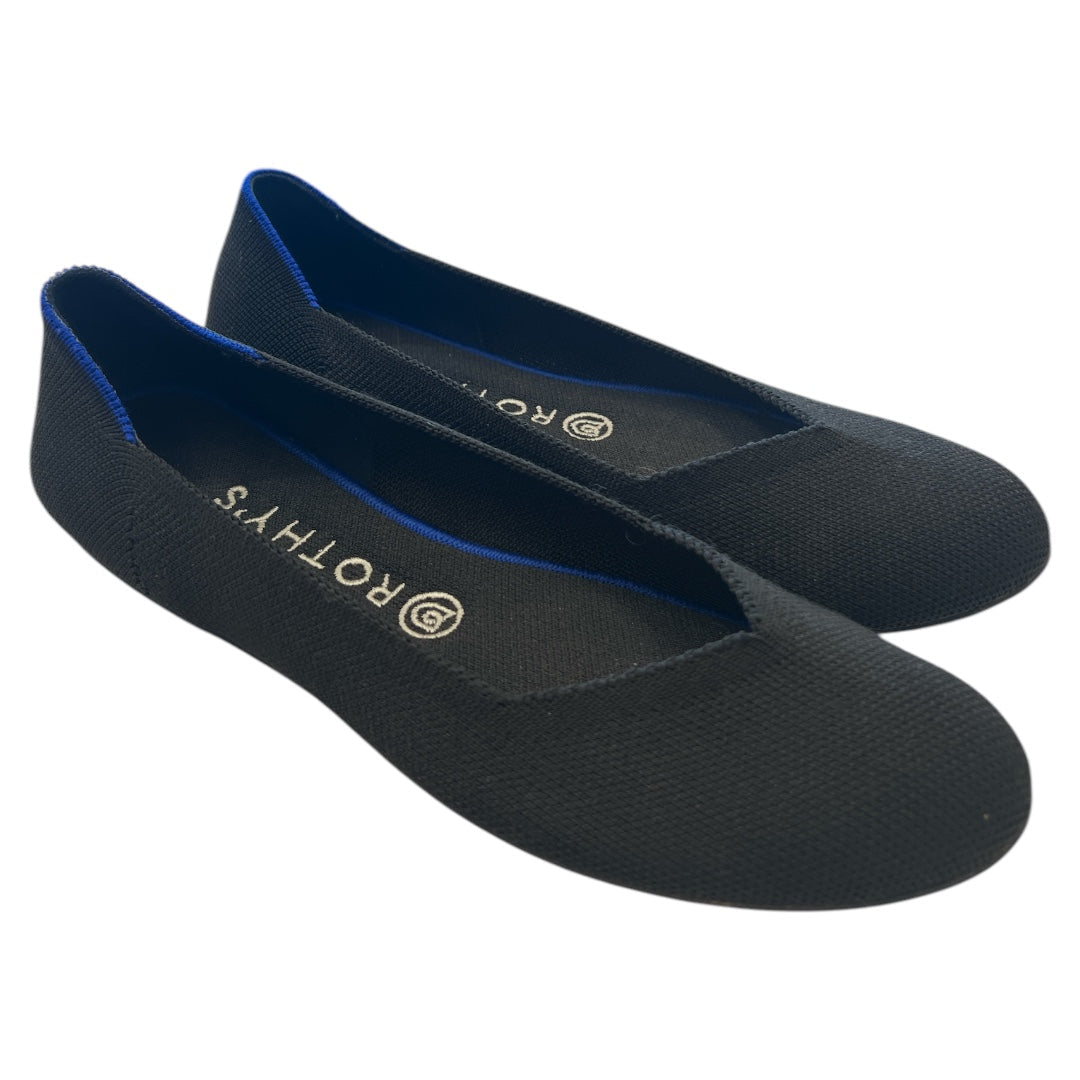 Shoes Flats By Rothys In Black, Size: 8.5