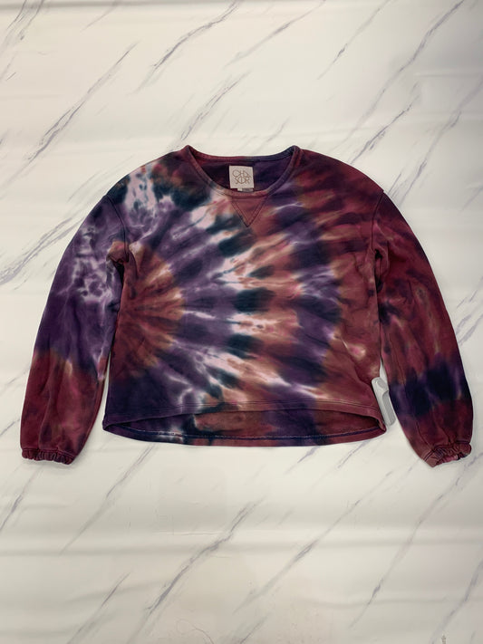 Top Long Sleeve By Chaser In Tie Dye Print, Size: S