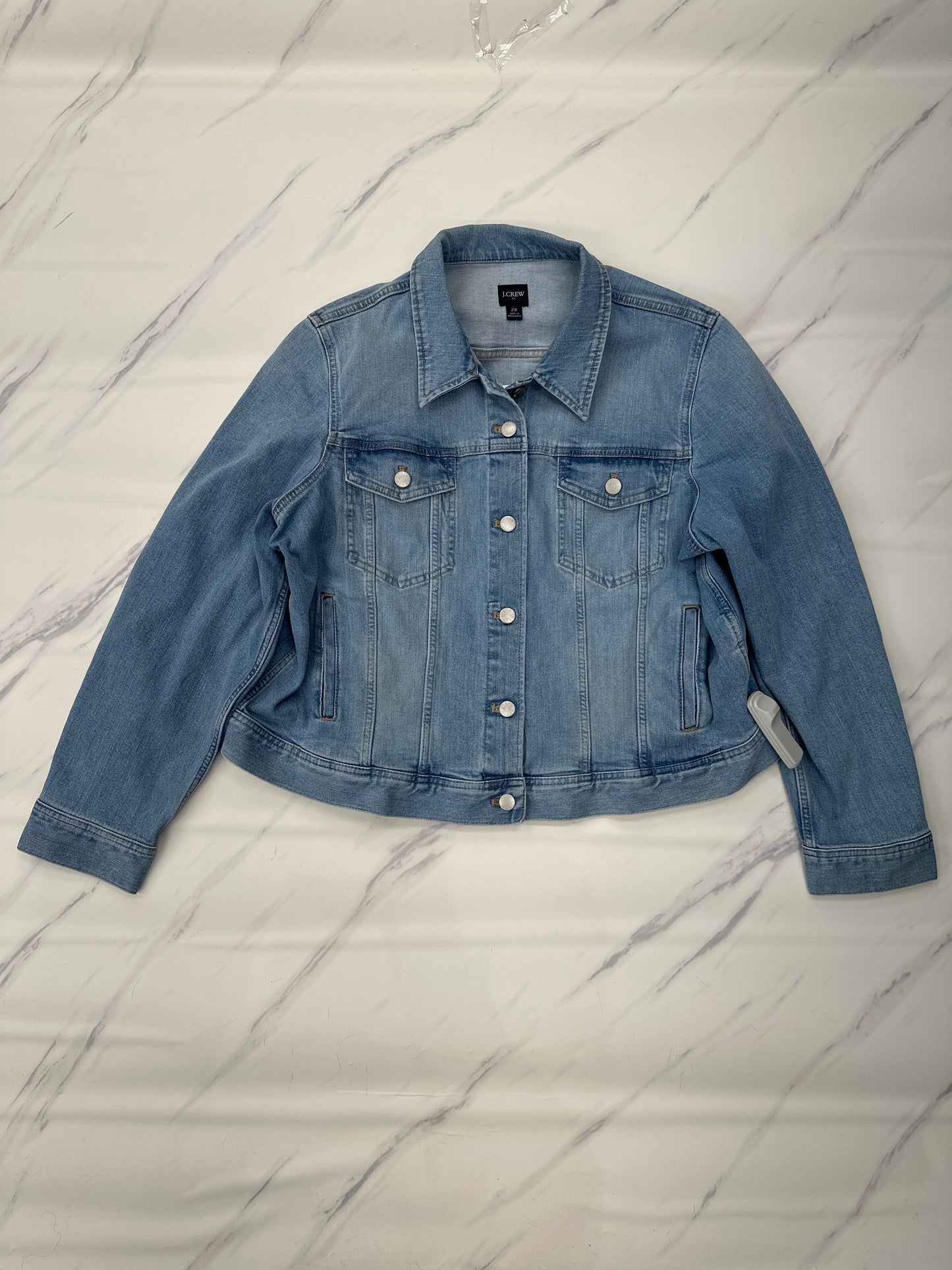 Jacket Denim By J. Crew In Blue, Size: 2x