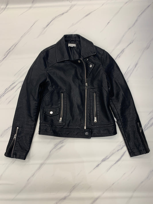 Jacket Moto By Top Shop In Black, Size: 4