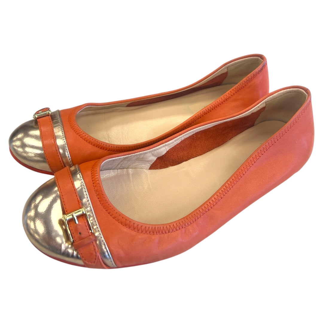 Shoes Flats By Cole-haan In Orange, Size: 9.5