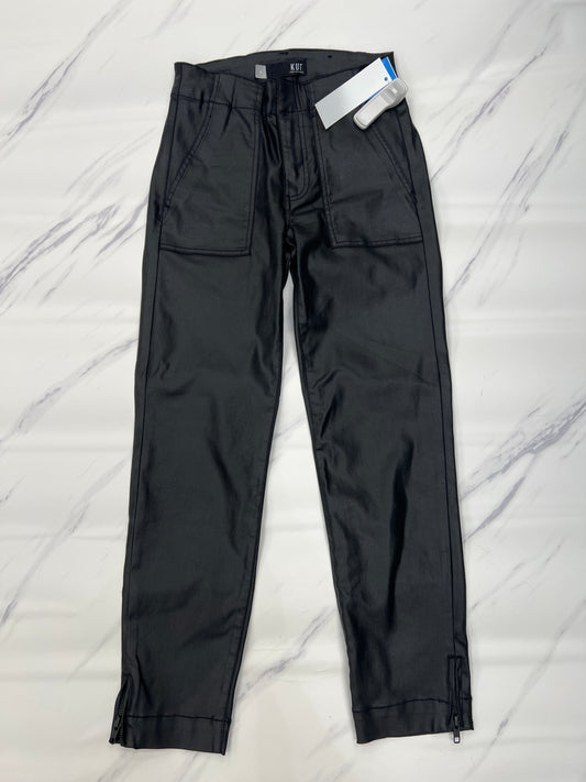 Jeans Straight By Kut In Black, Size: 0