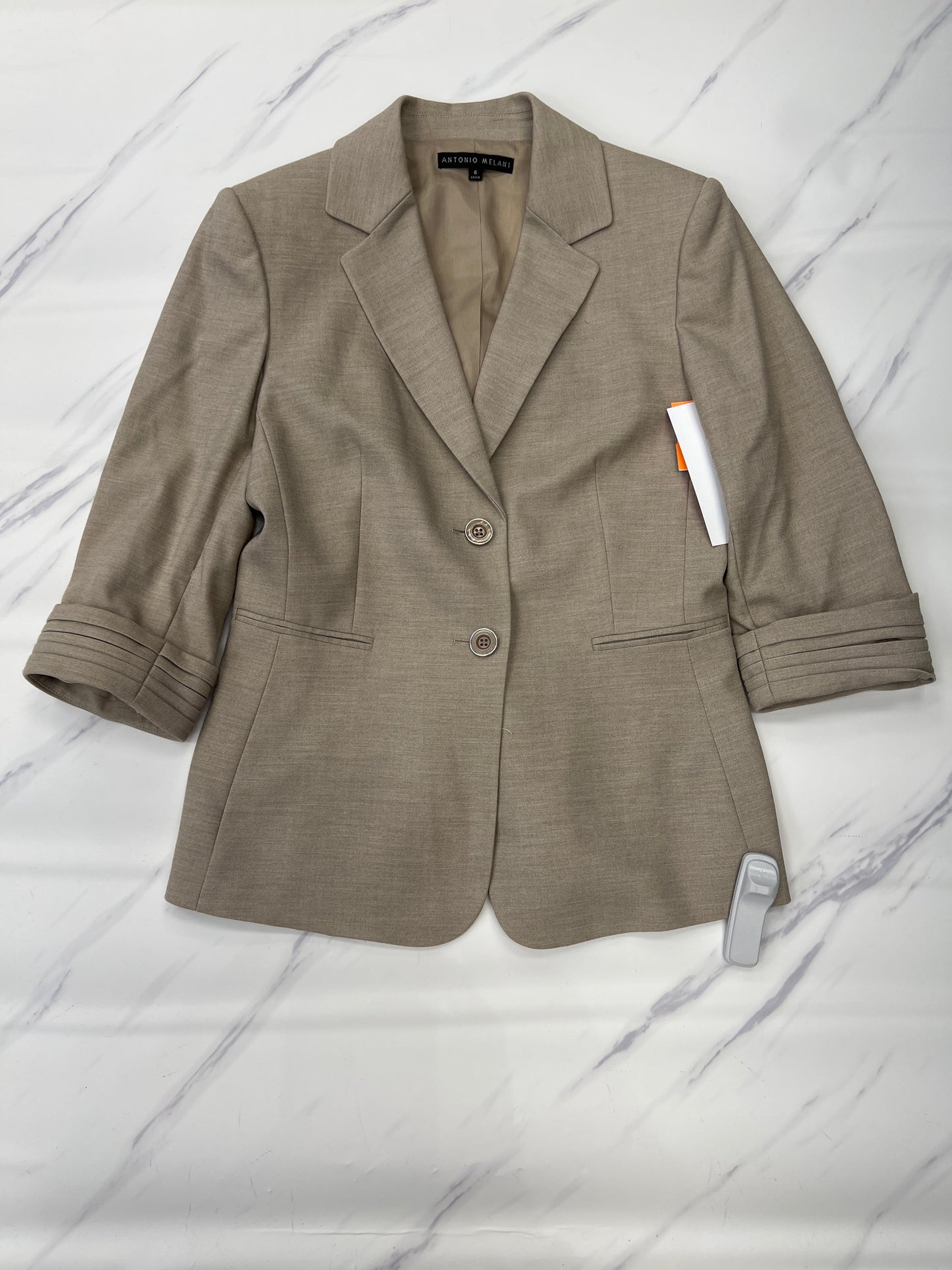 Blazer By Antonio Melani In Tan, Size: 6