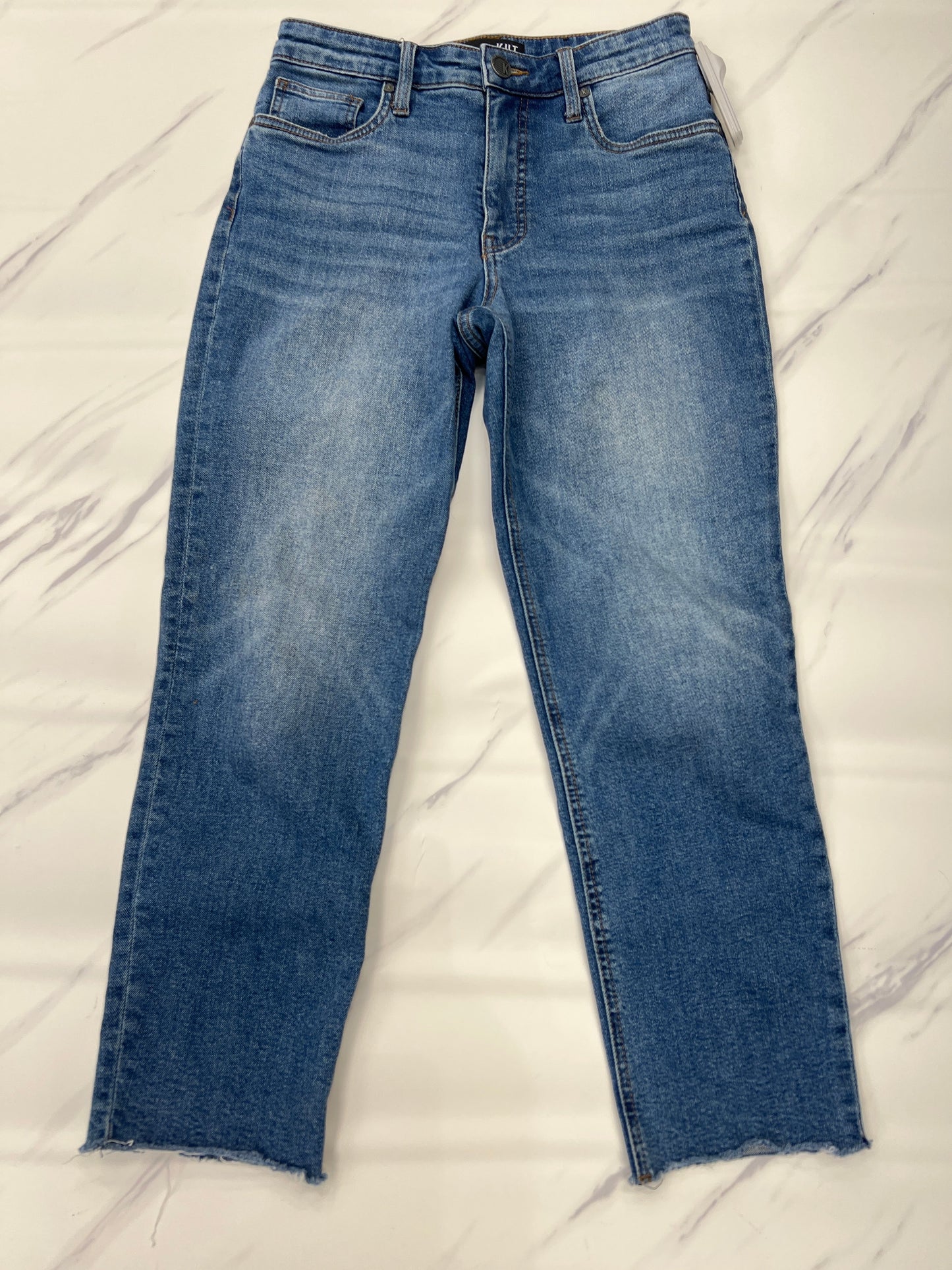 Jeans Boyfriend By Kut In Blue, Size: 2