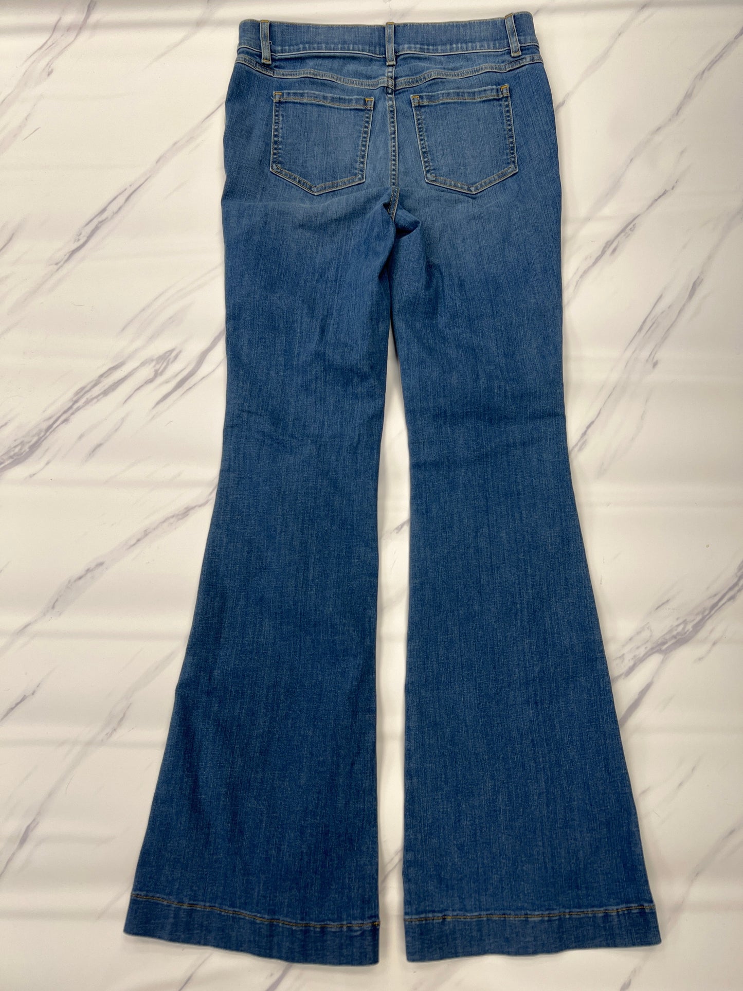 Jeans Flared By Spanx In Blue, Size: M