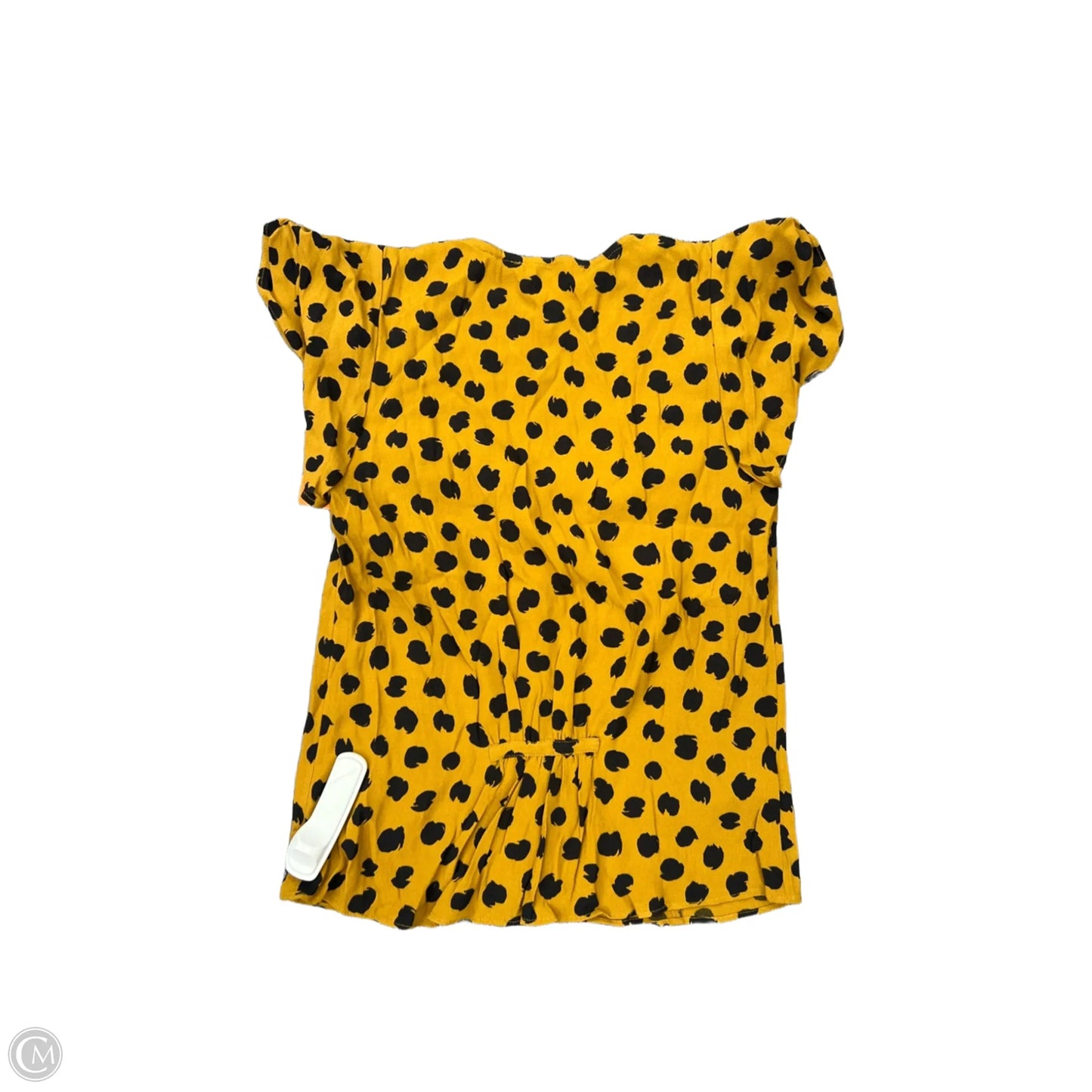 Top Short Sleeve By Madewell In Animal Print, Size: Xs
