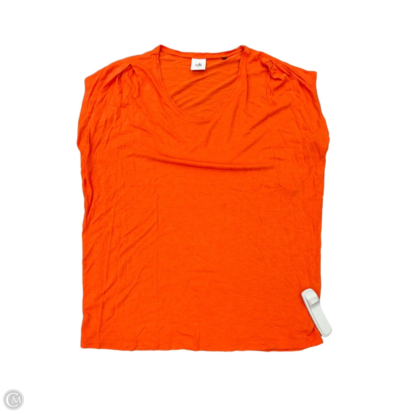 Top Sleeveless By Cabi In Orange, Size: L