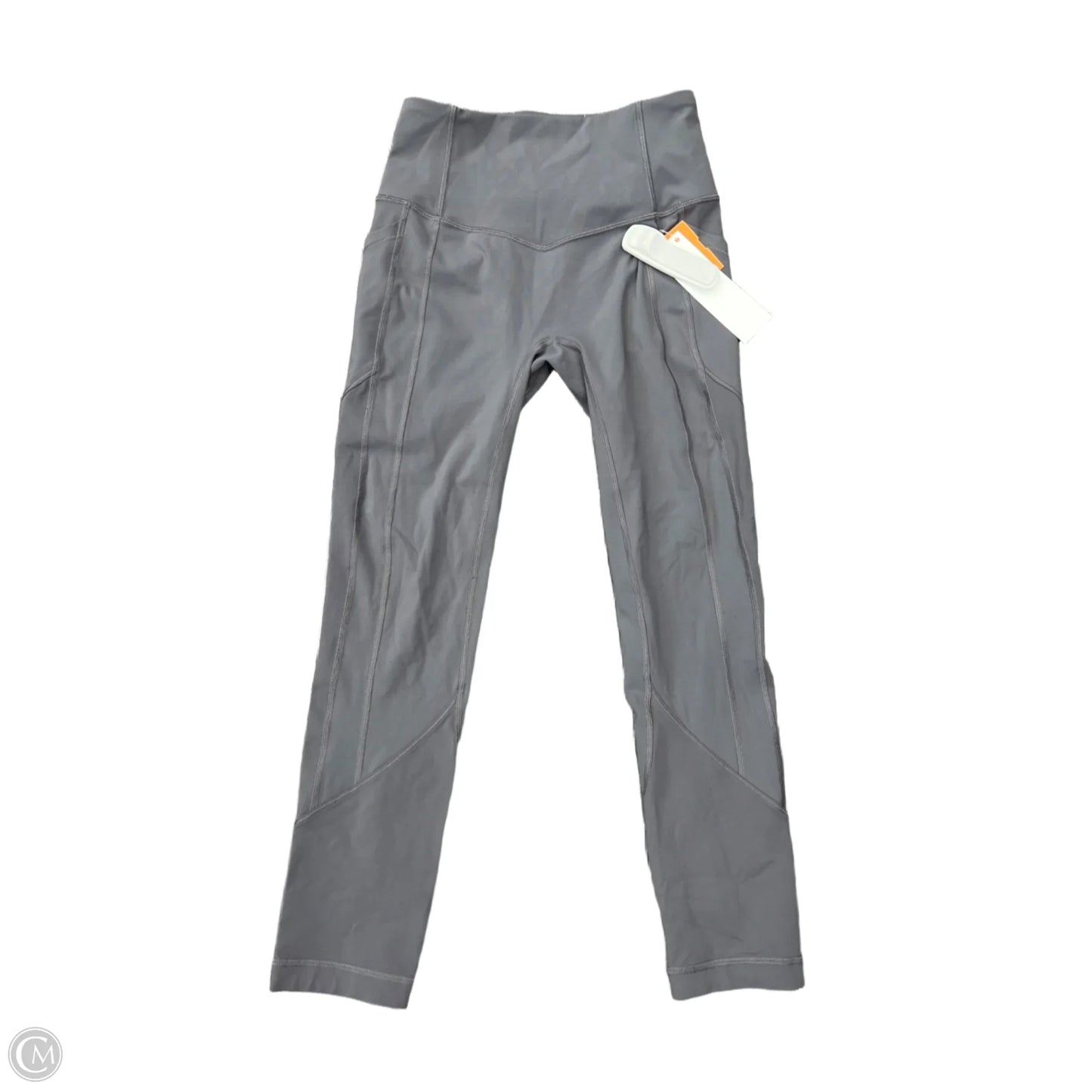 Athletic Leggings By Lululemon In Grey, Size: 4