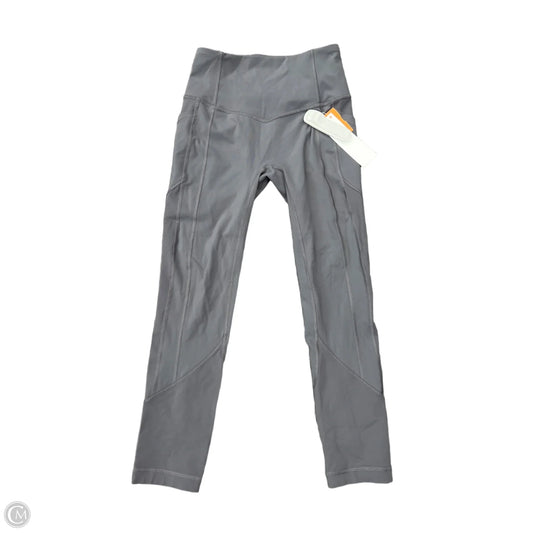 Athletic Leggings By Lululemon In Grey, Size: 4