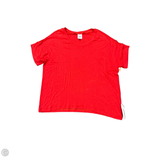 Top Short Sleeve By Cabi In Red, Size: S